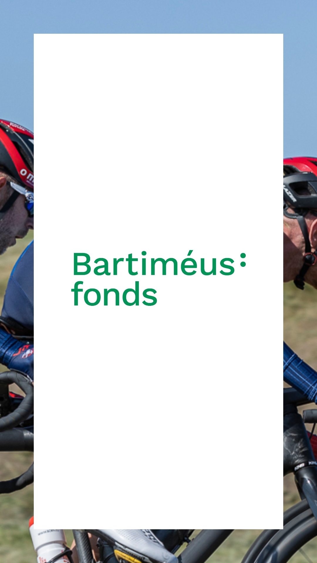 Samenwerking Bartimeus Fonds